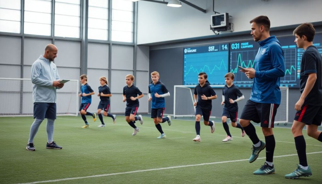 Адаптация молодых футболистов к темповому футболу - иллюстрация