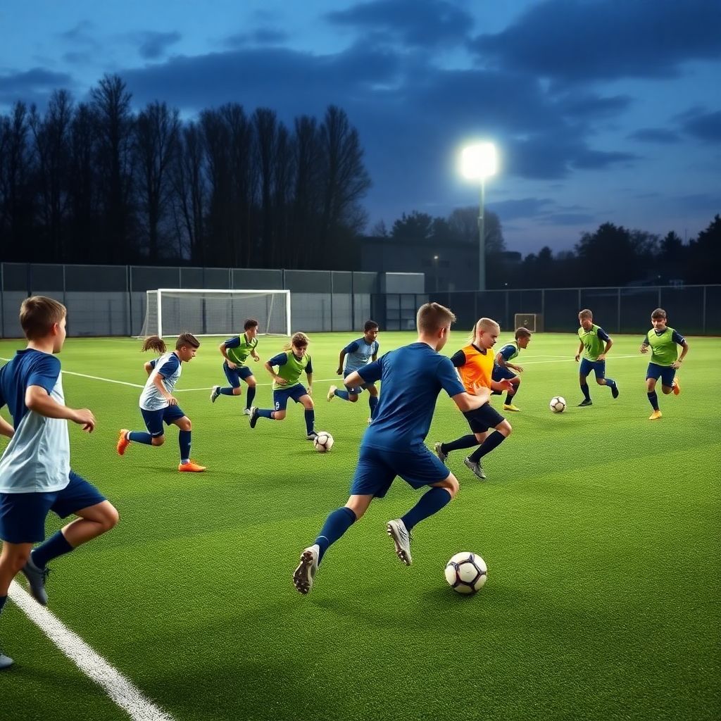 Адаптация молодых футболистов к темповому футболу через эффективную тренировку