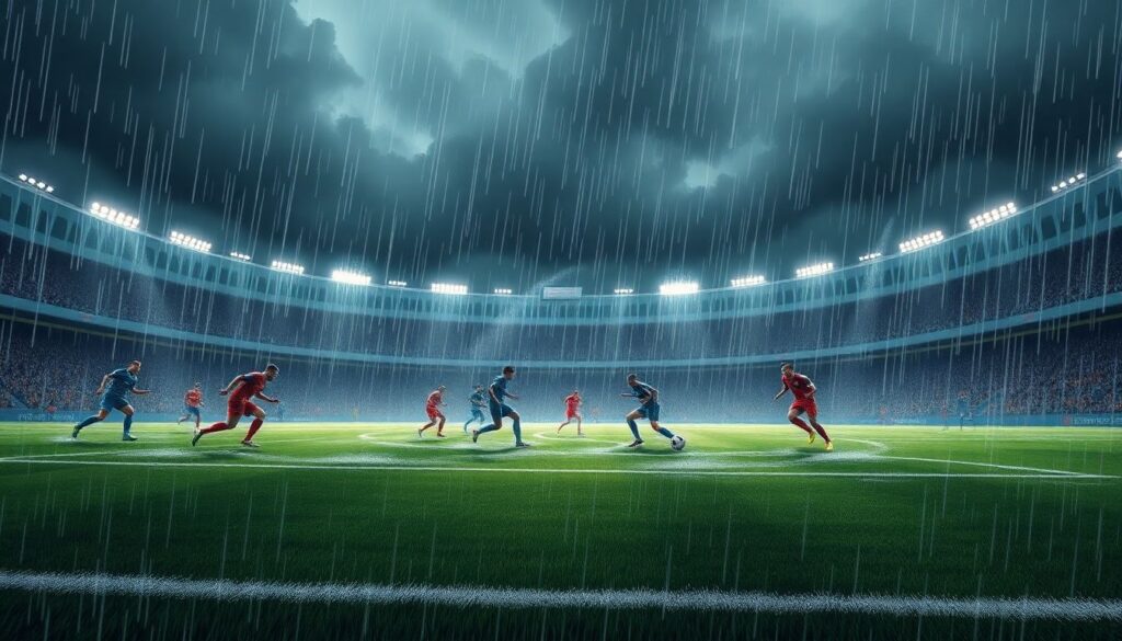 Влияние погодных условий на скорость игры - иллюстрация