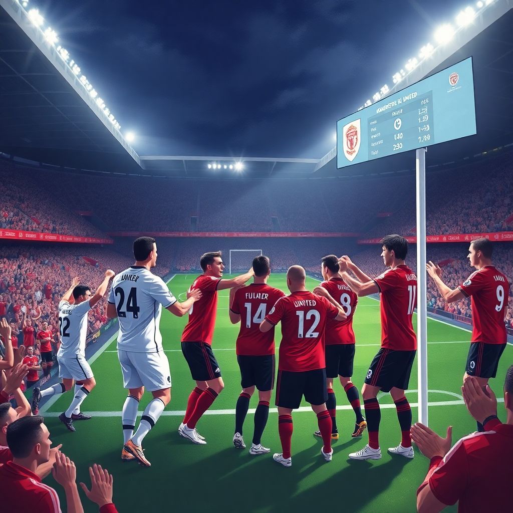 «Манчестер Юнайтед» оформил третью подряд победу в АПЛ над «Фулхэмом»